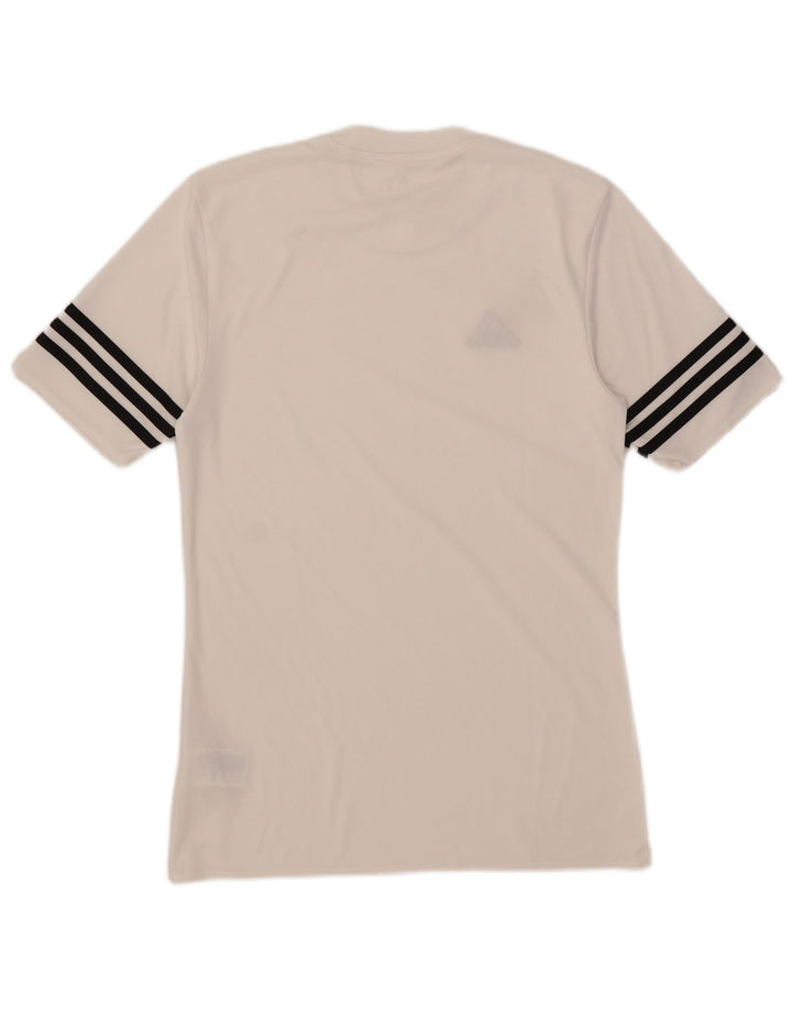Adidas Ανδρικό T-Shirt Climalite Top Small White Polyester
