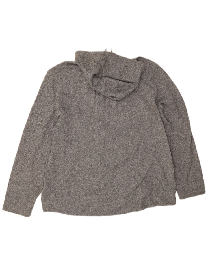 Ανδρικό πουλόβερ με κουκούλα με φερμουάρ L.L.Bean XL Γκρι πολυεστέρας