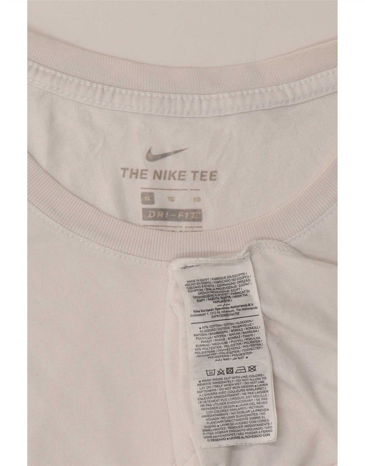 Ανδρικό T-Shirt Nike XL Λευκό βαμβακερό