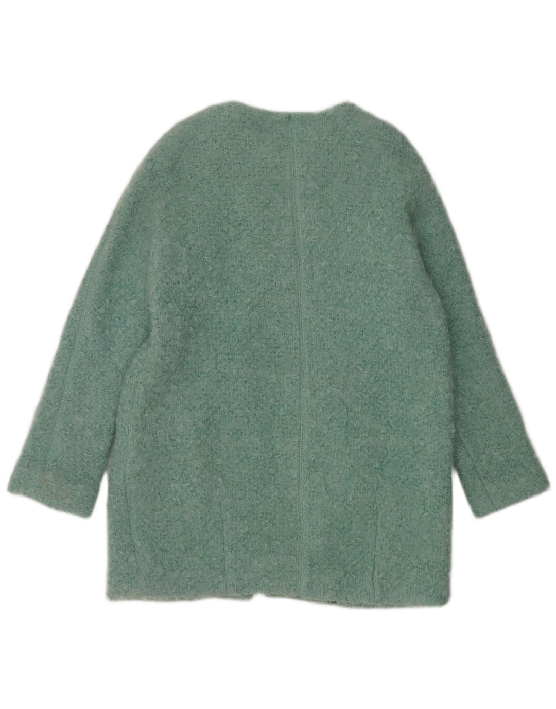 Zara Γυναικείο Oversized Πανωφόρι UK 14 Medium Blue Cotton