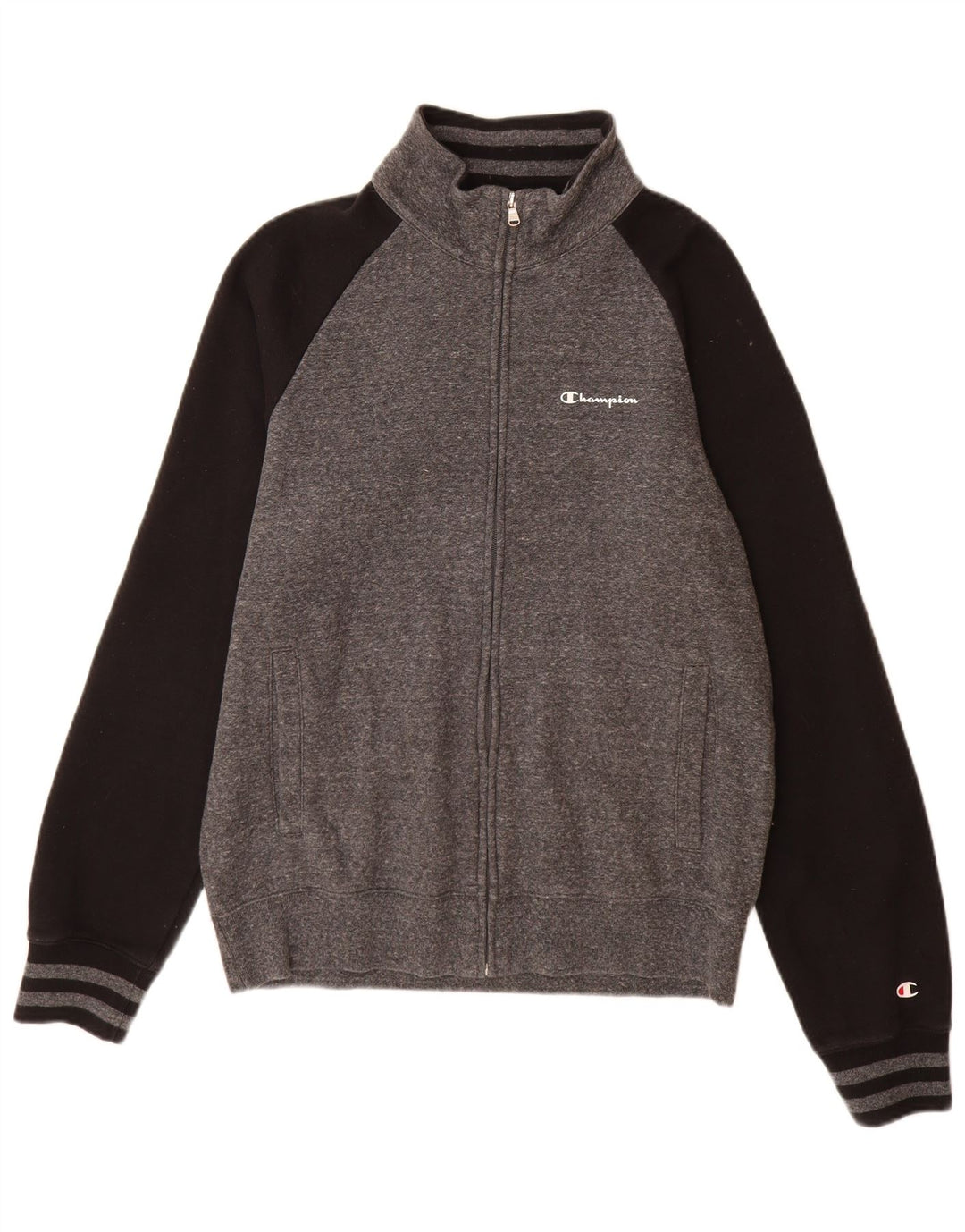Ανδρική αθλητική φόρμα Champion Top Jacket μεγάλο γκρι χρώμα, βαμβακερό