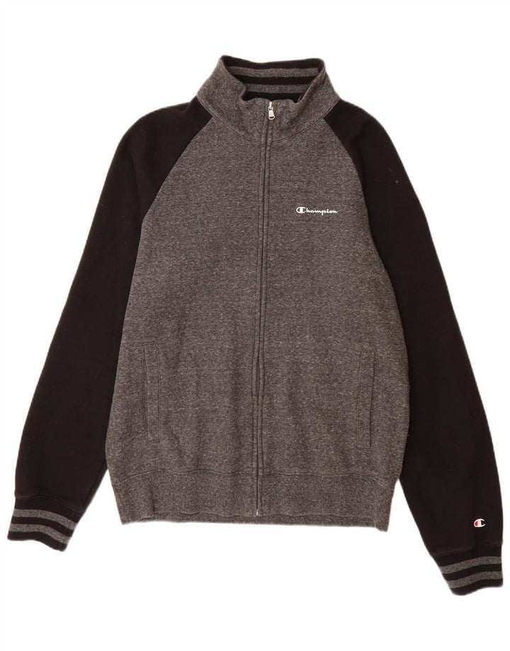 Ανδρική αθλητική φόρμα Champion Top Jacket μεγάλο γκρι χρώμα, βαμβακερό