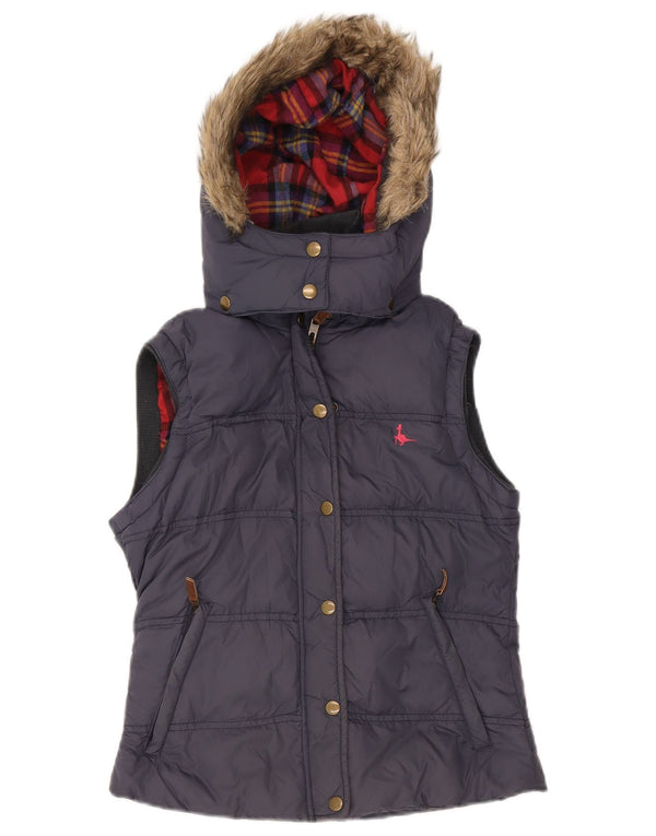 Jack Wills Ανδρική κουκούλα με επένδυση Gilet UK 8 Small Navy Blue