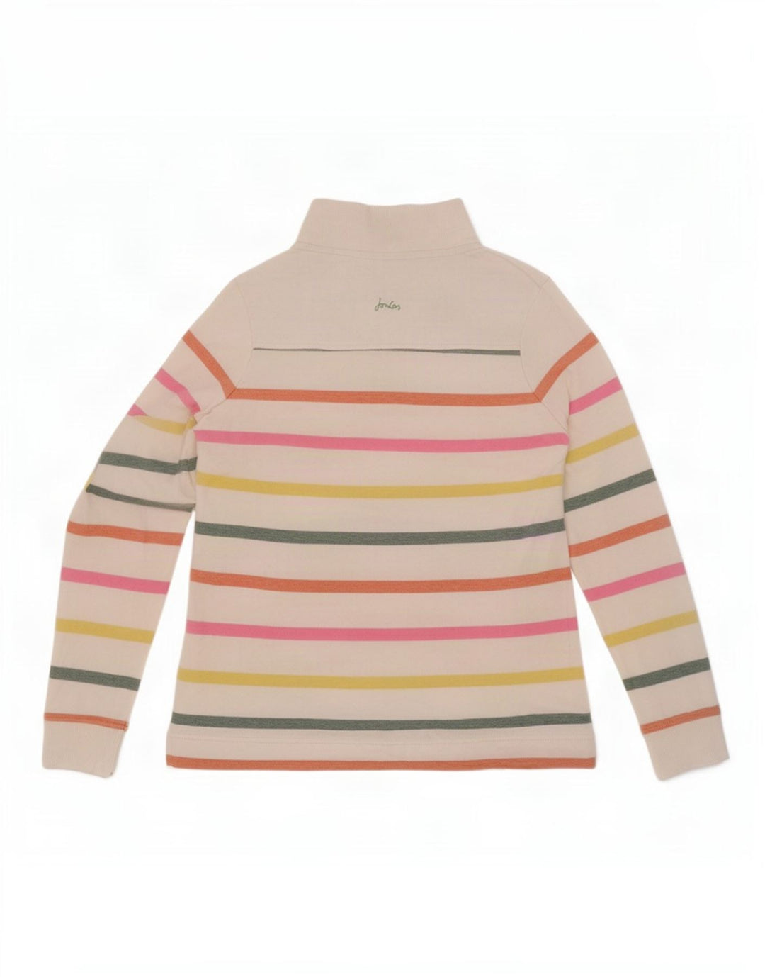 Joules Γυναικεία φούτερ με λαιμόκοψη Jumper UK 10 Small White ριγέ