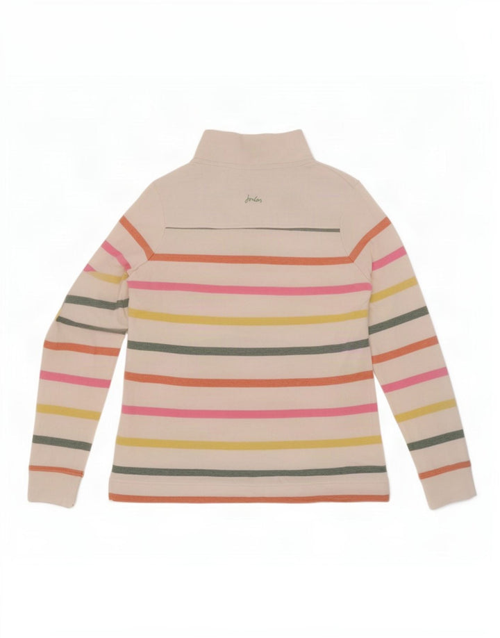 Joules Γυναικεία φούτερ με λαιμόκοψη Jumper UK 10 Small White ριγέ