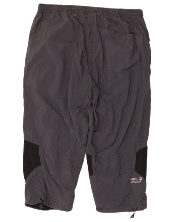 Jack Wolfskin γυναικείο ίσιο παντελόνι Capri UK 44 XL W36 L20 Γκρι