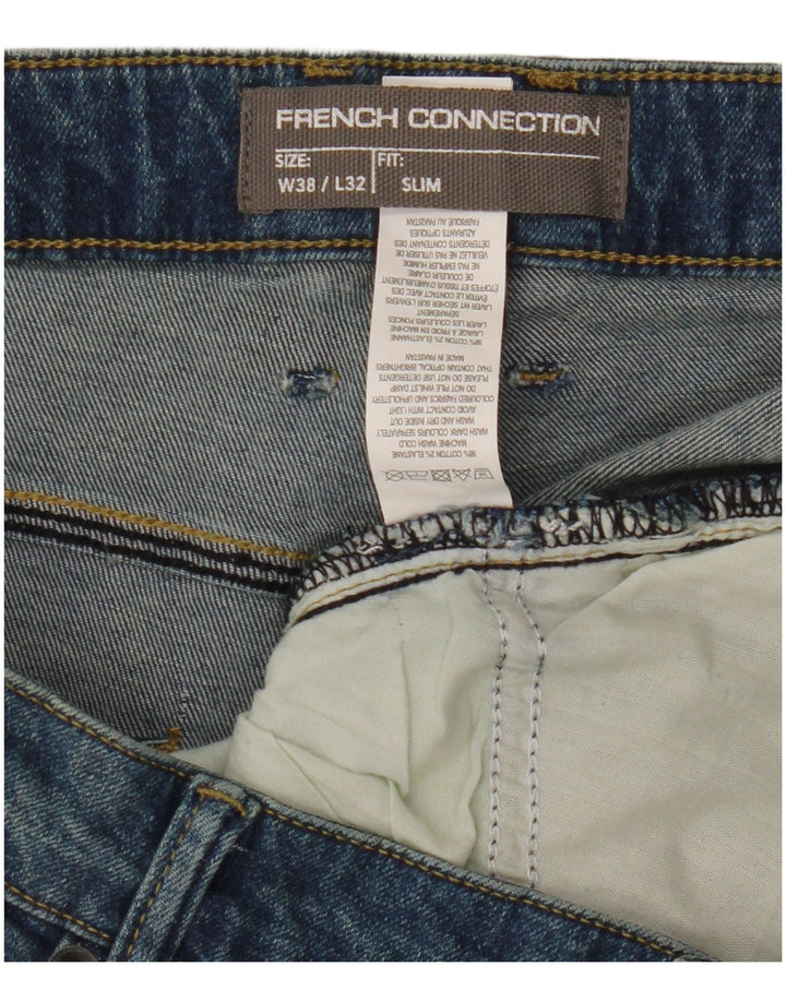 French Connection Ανδρικό Slim Jeans W38 L25 Μπλε Βαμβακερό