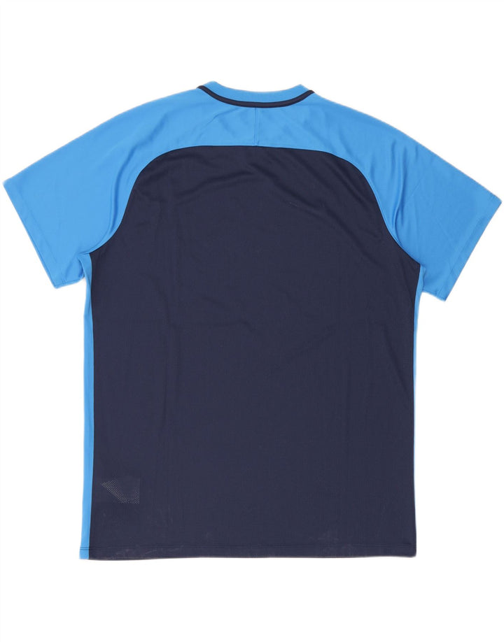 Ανδρικό T-shirt Nike Dri Fit Top 2XL Navy Blue Colorblock Πολυεστέρας
