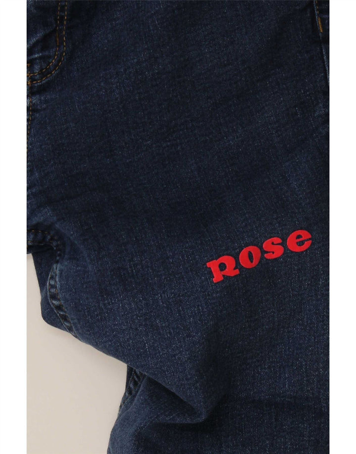 Marks & Spencer Γυναικεία ροζ μποτάκια τζιν UK 12 Medium W32 L29 Blue Cotton