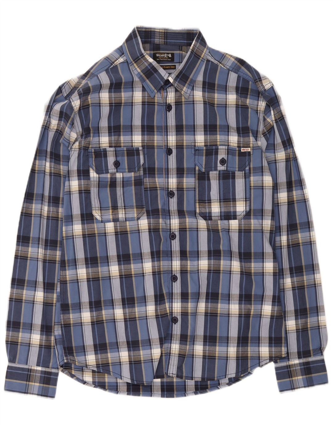 Ανδρικό πουκάμισο Jack & Jones XL Μπλε βαμβακερό