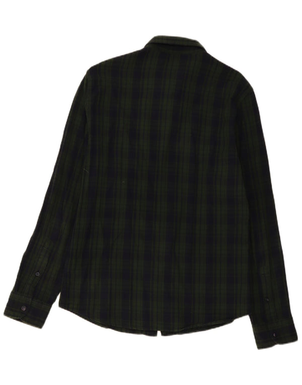 Ανδρικό φανελένιο πουκάμισο Lee Slim Fit, Μεγάλο Πράσινο Βαμβακερό