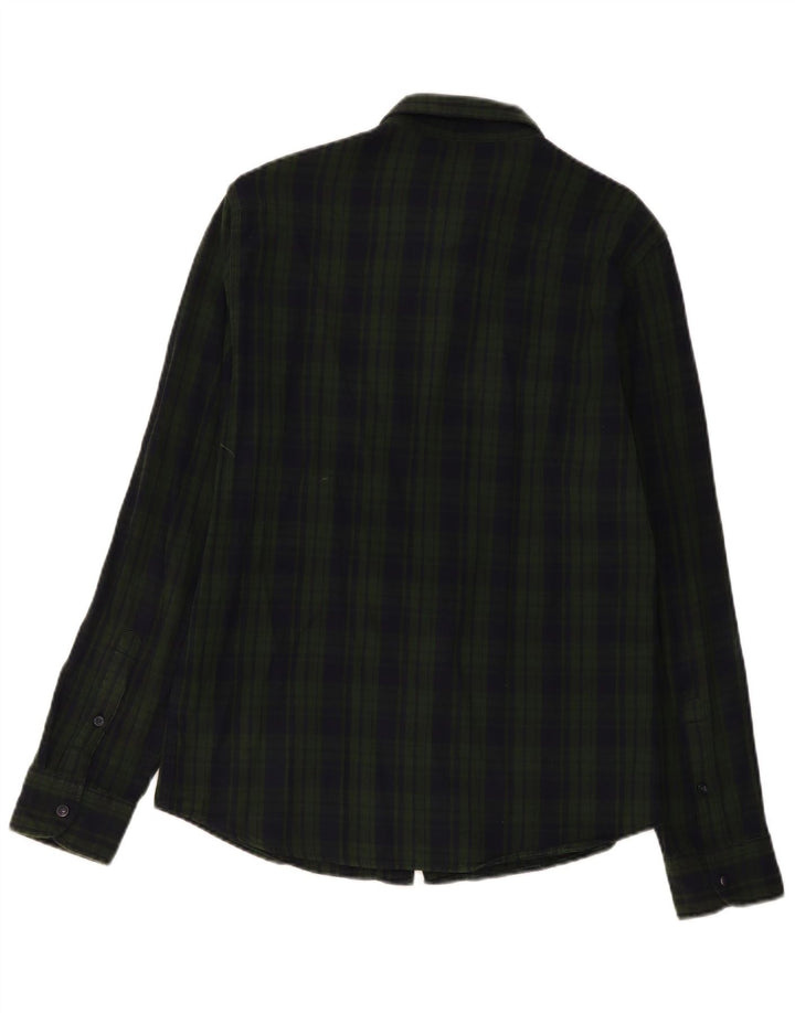 Ανδρικό φανελένιο πουκάμισο Lee Slim Fit, Μεγάλο Πράσινο Βαμβακερό