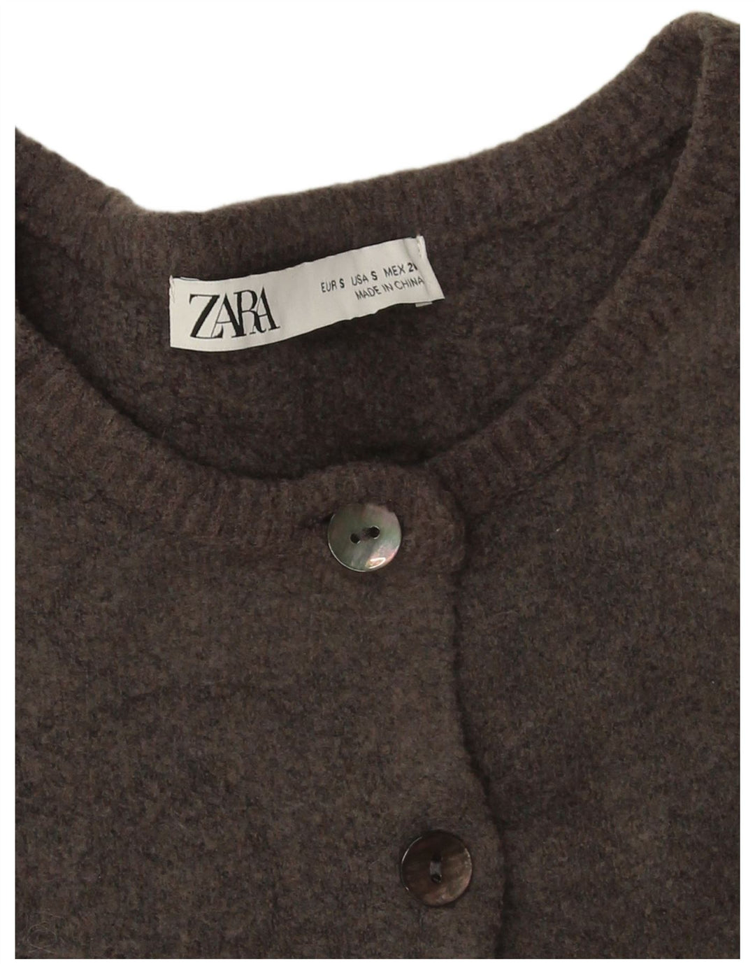 Ζακέτα Zara Crop Oversized UK 10 Small Grey