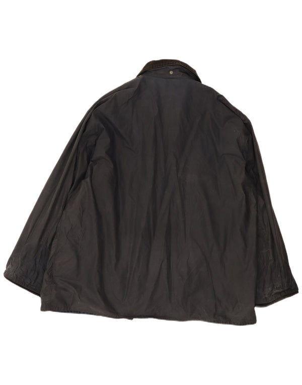 Fermoy Ανδρικό κερωμένο βαμβακερό μπουφάν UK 42 XL Navy Blue