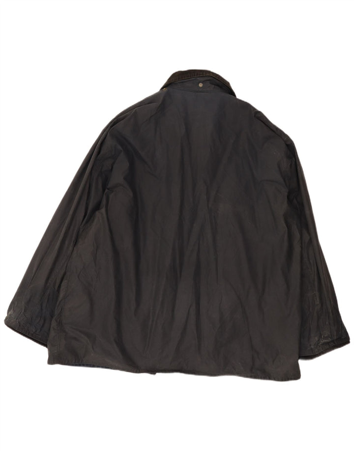 Fermoy Ανδρικό κερωμένο βαμβακερό μπουφάν UK 42 XL Navy Blue