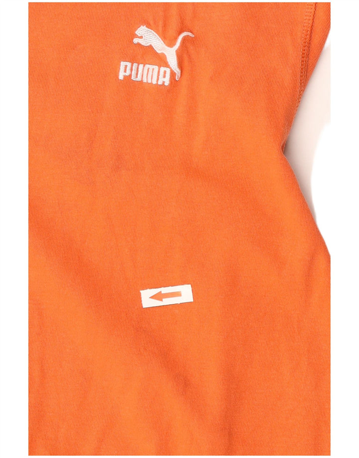 Ανδρικό T-Shirt Puma Τοπ μεσαίου πορτοκαλί βαμβακερό