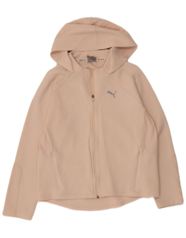 Puma Γυναικείο πουλόβερ με φερμουάρ UK 18 XL Ροζ βαμβακερό αθλητικό