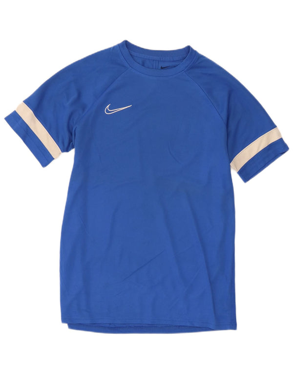 Ανδρικό T-Shirt Nike Dri Fit Top Large Blue Colorblock Πολυεστέρας