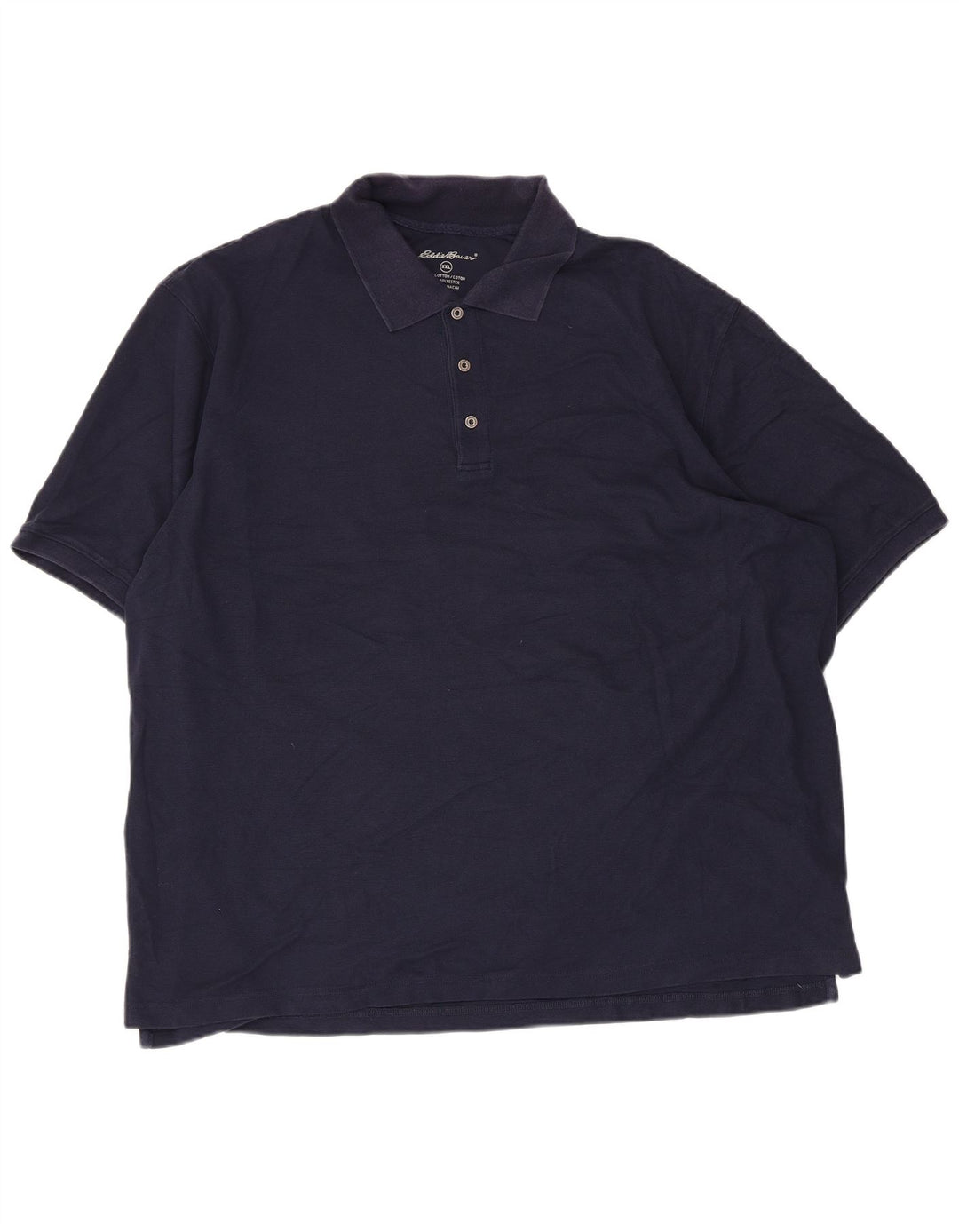 EDDIE BAUER Ανδρικό πουκάμισο πόλο 2XL Navy Blue βαμβακερό