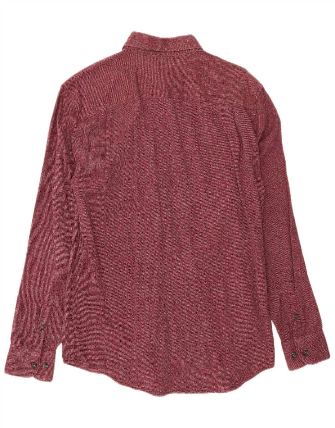 PENGUIN Mens Flannel Shirt XS Maroon Cotton