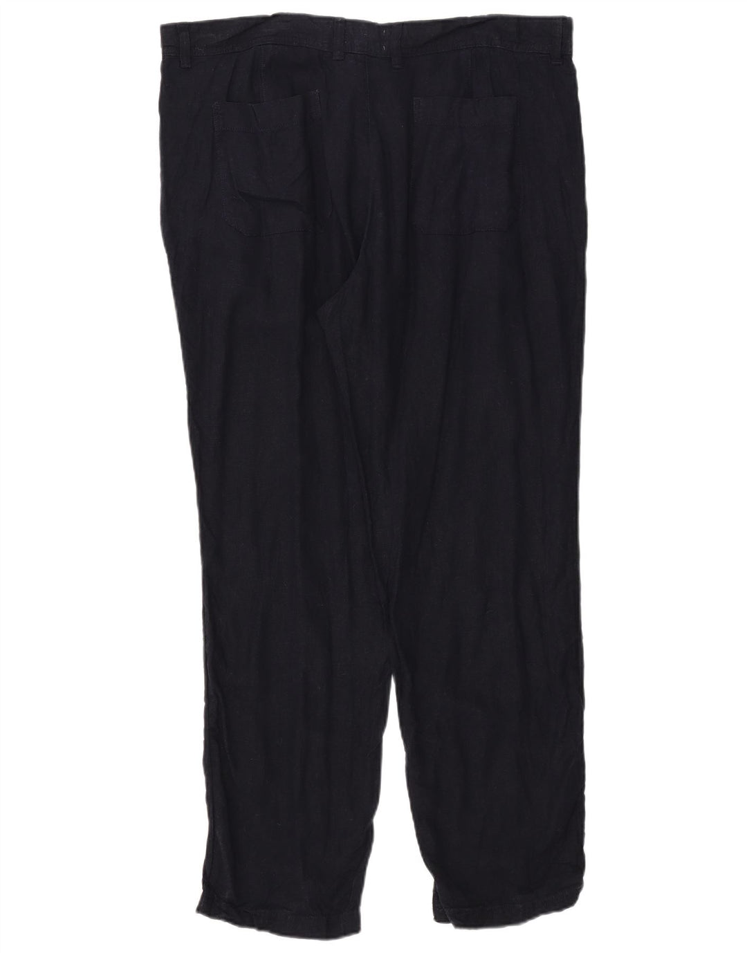 Marks & Spencer Γυναικείο κωνικό κανονικό παντελόνι Chino W40 L31 Navy Blue