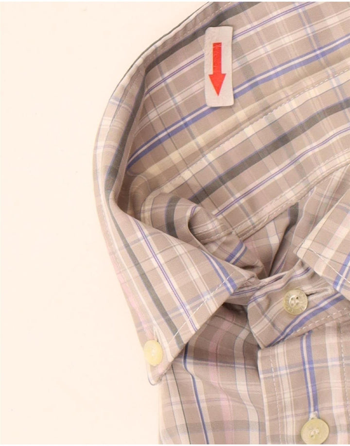 Ανδρικό πουκάμισο Lacoste νούμερο 46 2XL Γκρι βαμβάκι