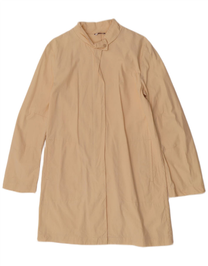 Stefanel Γυναικείο Παλτό UK 14 Μεγάλο Ροζ Βαμβακερό