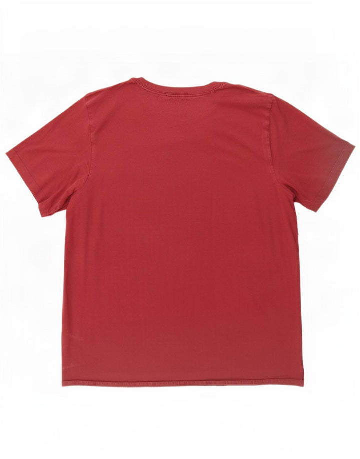 Jordan Ανδρικό T-Shirt Top Large Maroon Βαμβακερό