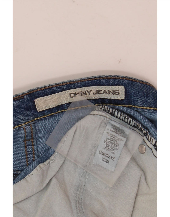 Dkny Γυναικεία Soho Flared Jeans W32 L32 Blue Cotton