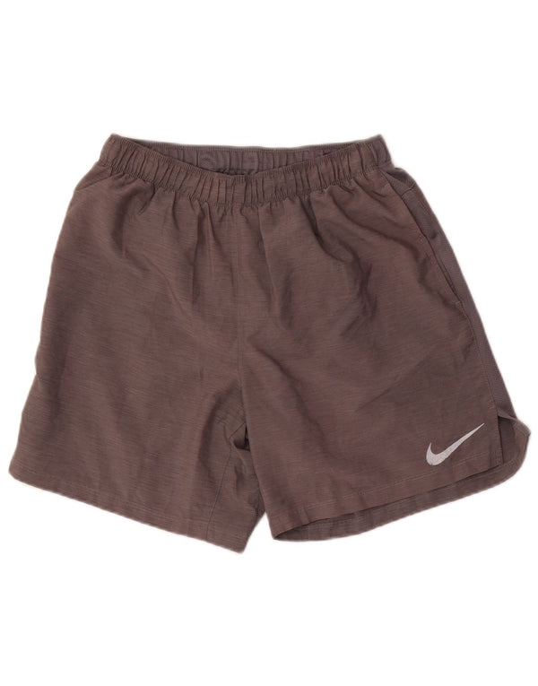 Ανδρικό αθλητικό σορτς Nike Dri Fit από μεσαίο γκρι πολυεστέρα