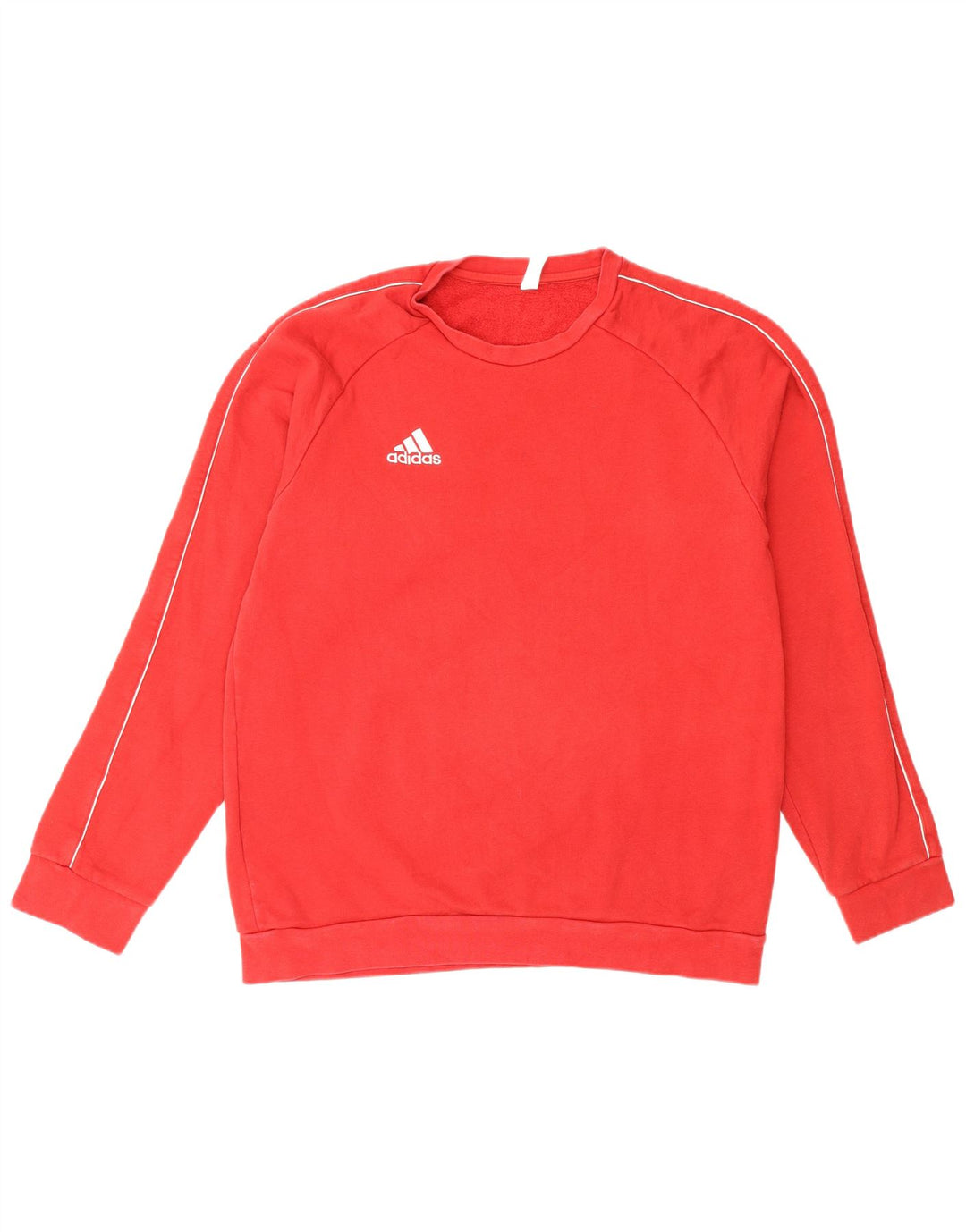 Ανδρικό φούτερ Adidas Jumper μεγάλο κόκκινο βαμβακερό