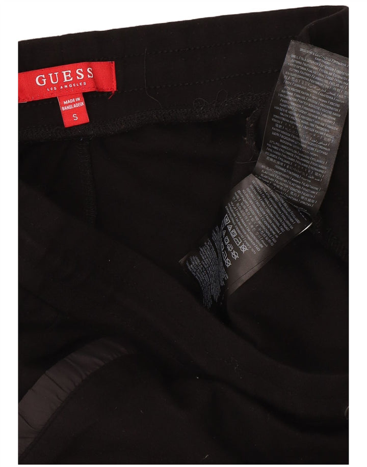 Ανδρική φόρμα Guess Παντελόνι Joggers Μικρή Μαύρη Βισκόζη