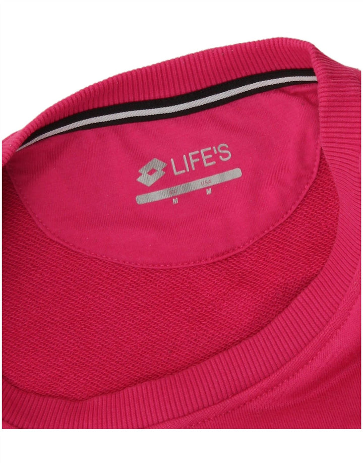 Γυναικείο φούτερ Lotto Jumper UK 14 Medium Pink Cotton