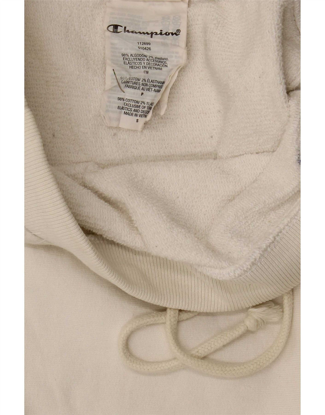 Champion γυναικεία φούστα UK 10 Small Off White Βαμβακερή