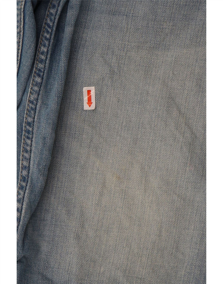 LEE Mens Denim Shorts W33 Medium  Blue Cotton