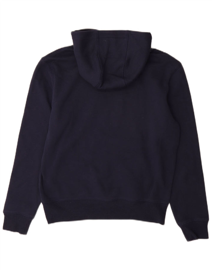 Crew Clothing Ανδρικά Hoodie Jumper από μεσαίο μπλε βαμβακερό