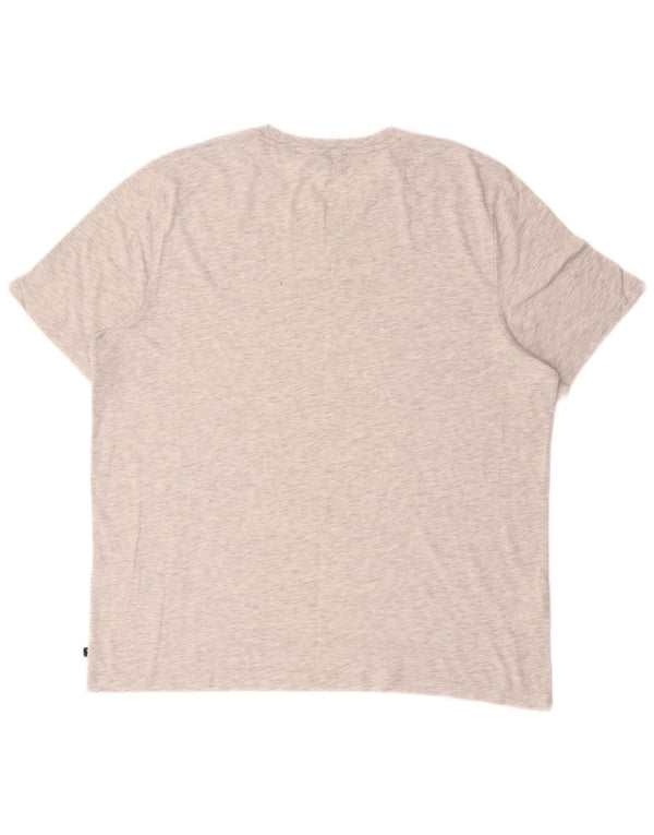 Ανδρικό T-Shirt γραφικό Ted Baker Top Size 6 2XL Γκρι βαμβακερό