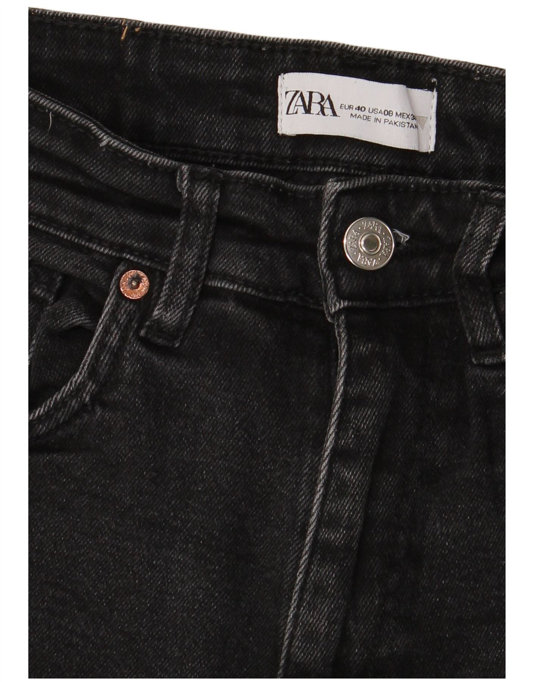 Zara Γυναικείο Skinny Jeans EU 40 Medium W30 L26 Μαύρο