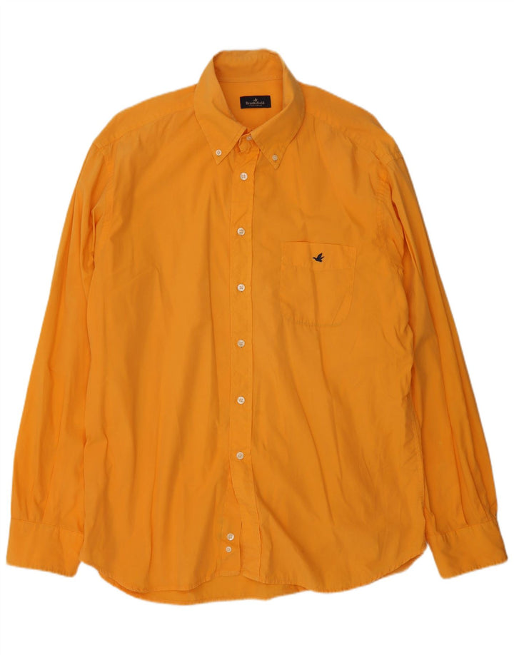 Ανδρικό πουκάμισο BROOKSFIELD 44 XL Πορτοκαλί