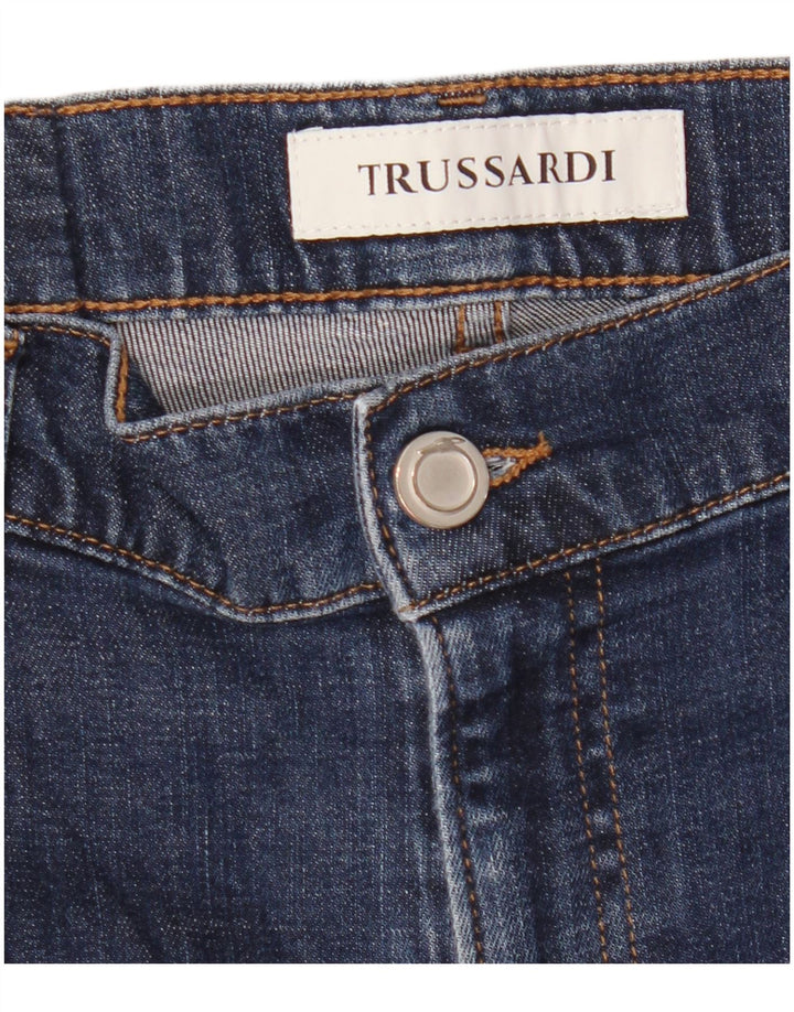 TRUSSARDI Ανδρικό Slim Jeans W34 L32 Navy Blue