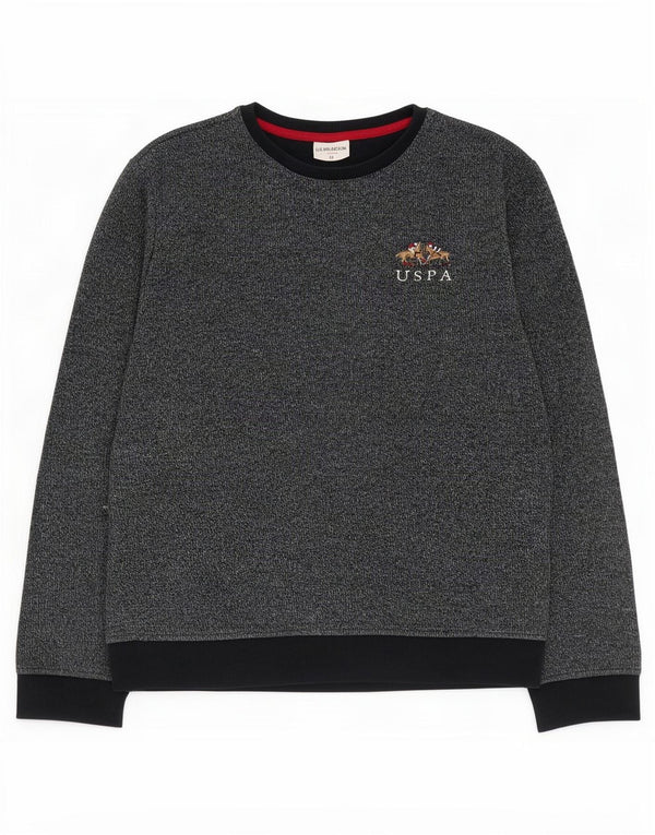 Πόλο Ασν. Ανδρικό φούτερ Jumper Medium Navy Blue Flecked Cotton