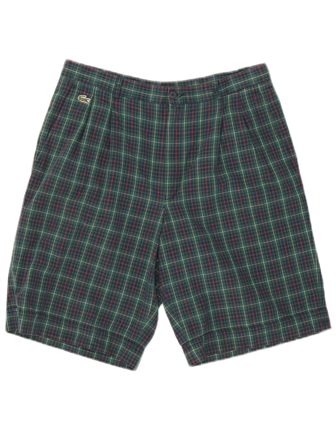 Lacoste Ανδρικό σορτς Chino με καρφίτσα μεγέθους 42 Medium W31 Πράσινο βαμβάκι