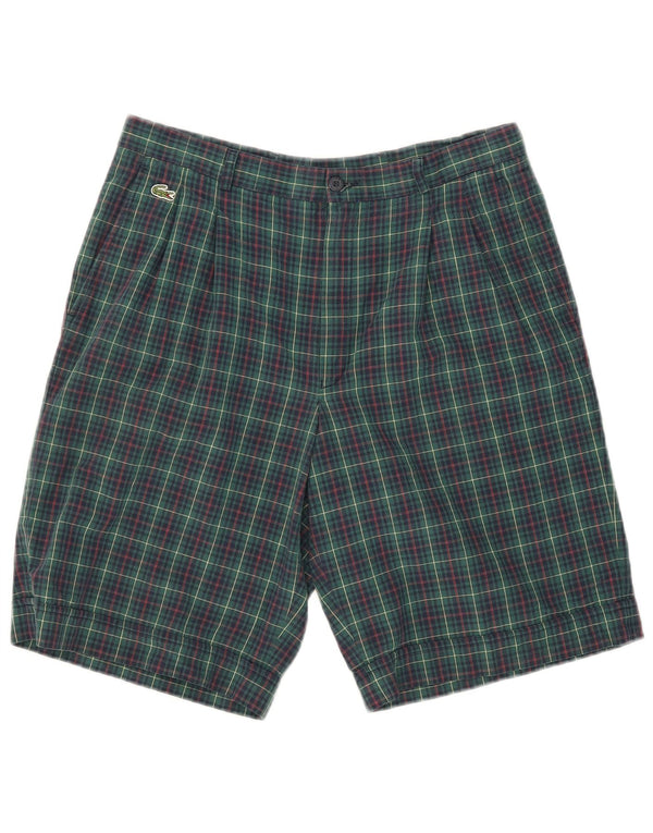 Lacoste Ανδρικό σορτς Chino με καρφίτσα μεγέθους 42 Medium W31 Πράσινο βαμβάκι
