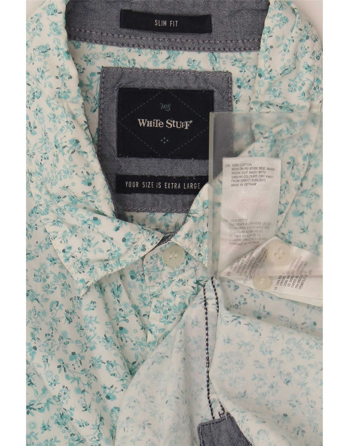 White Stuff Ανδρικό πουκάμισο Slim Fit XL Floral Βαμβακερό