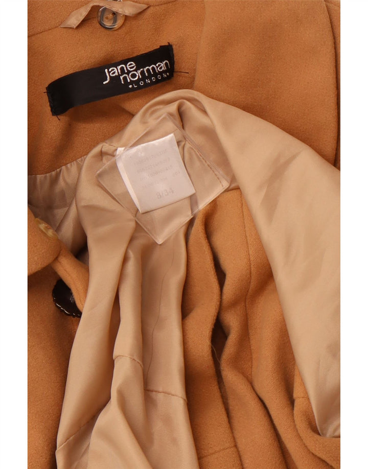 JANE NORMAN Γυναικείο Πανωφόρι UK 8 Μικρός Καφέ Πολυεστέρας