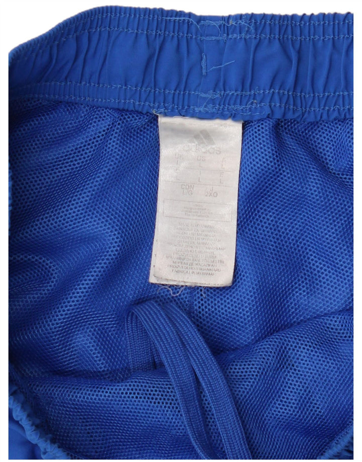 Ανδρικό σορτς κολύμβησης Adidas μεγάλο μπλε πολυεστέρα