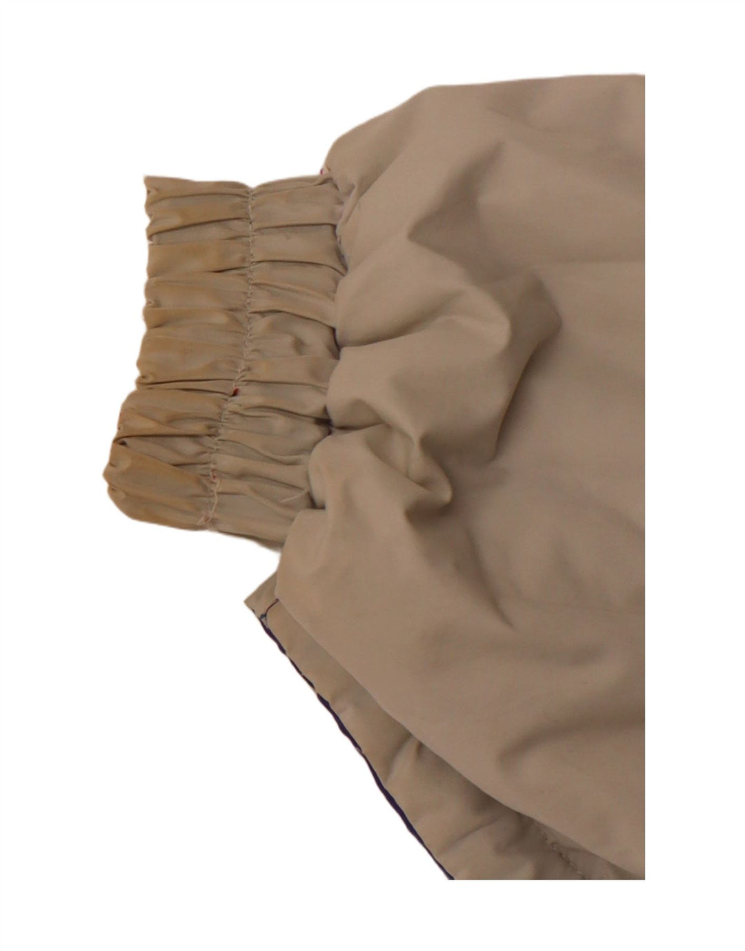 Γυναικείο αναστρέψιμο μπουφάν με κουκούλα VINTAGE Μεγάλο Μπεζ Χρώμα Πολυεστέρας