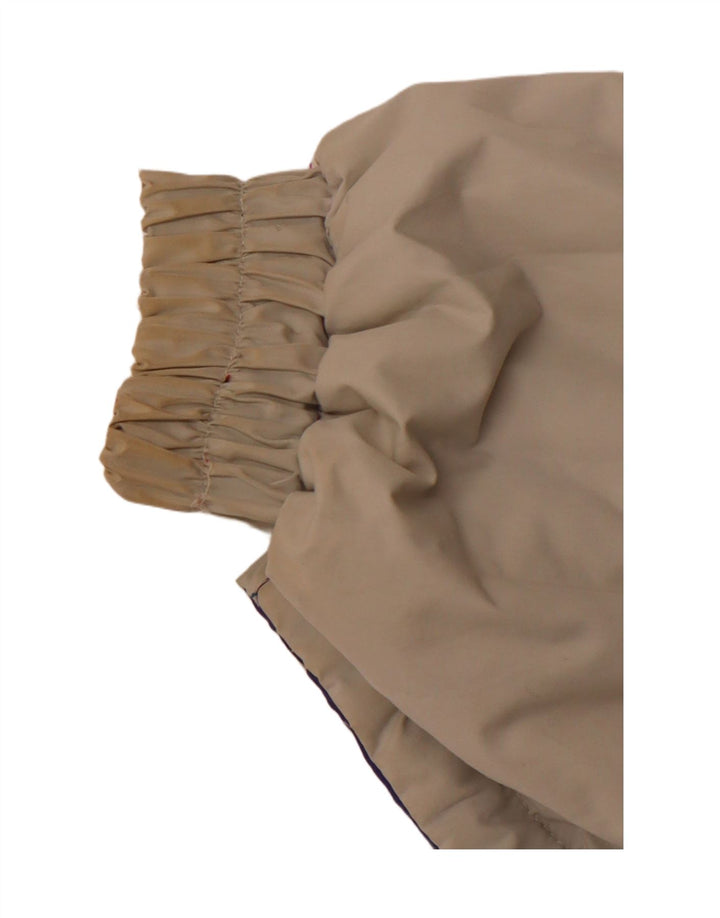 Γυναικείο αναστρέψιμο μπουφάν με κουκούλα VINTAGE Μεγάλο Μπεζ Χρώμα Πολυεστέρας