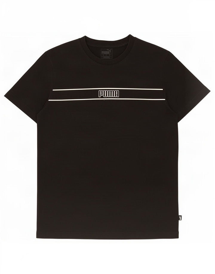 Ανδρικό γραφικό T-Shirt Puma Top Medium Μαύρο