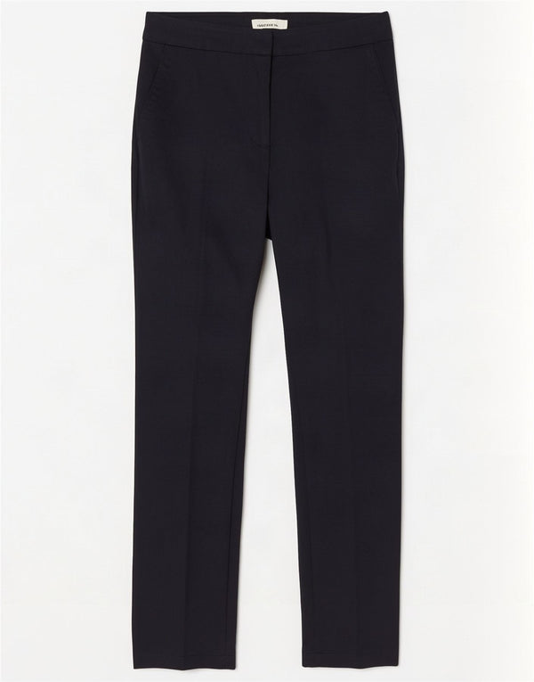 Zara Γυναικείο Slim παντελόνι Chino EU 40 Medium W30 L28 Navy Blue Cotton